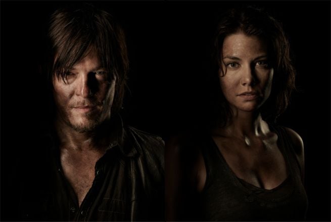 Norman Reedus & Lauren Cohan