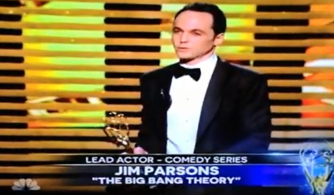 Jim Parsons Emmy Award