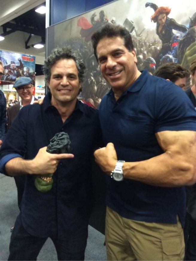 Mark Ruffalo & Lou Ferrigno