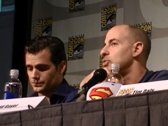 Henry Cavill and David S. Goyer