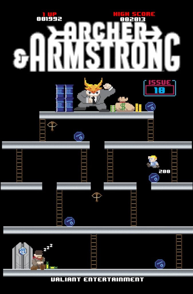 Archer & Armstrong #10 8-Bit Variant