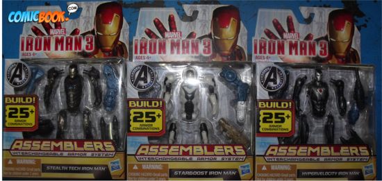 Iron Man 3 Action Figures Assemblers