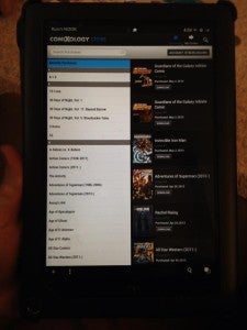 ComiXology on the Nook HD+