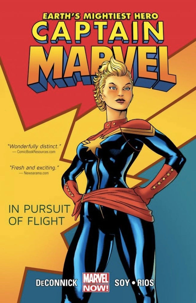 Captain Marvel Pursuit of Flight cover