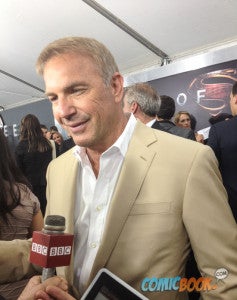 Kevin Costner at the Man of Steel World Premiere