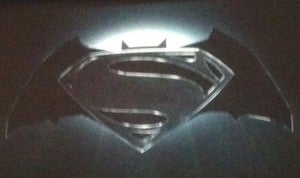 Superman and Batman movie logo