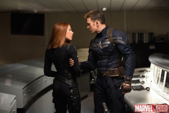 Captain America and Black Widow