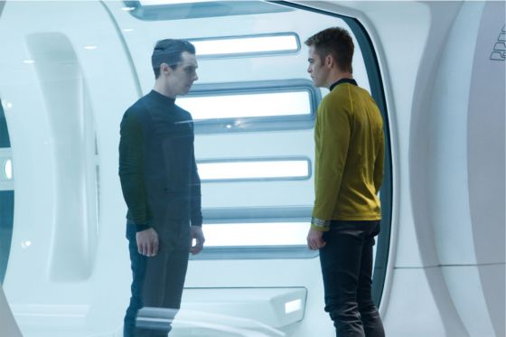 Captain Kirk And Harrison from Empire Magazine