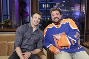 Chris Evans and Kevin Smith on The Tonight Show with Jay Leno