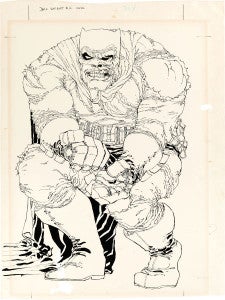 The Dark Knight Returns #2 cover auction