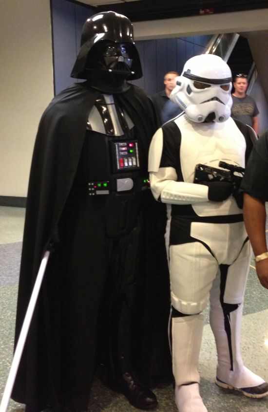 Fandomfest Darth Vader & Storm Trooper