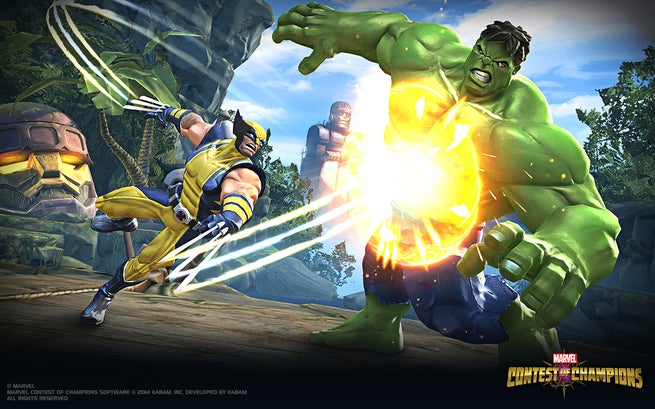 MCoC PressKit SS7-WolverineHulk-SavageLand